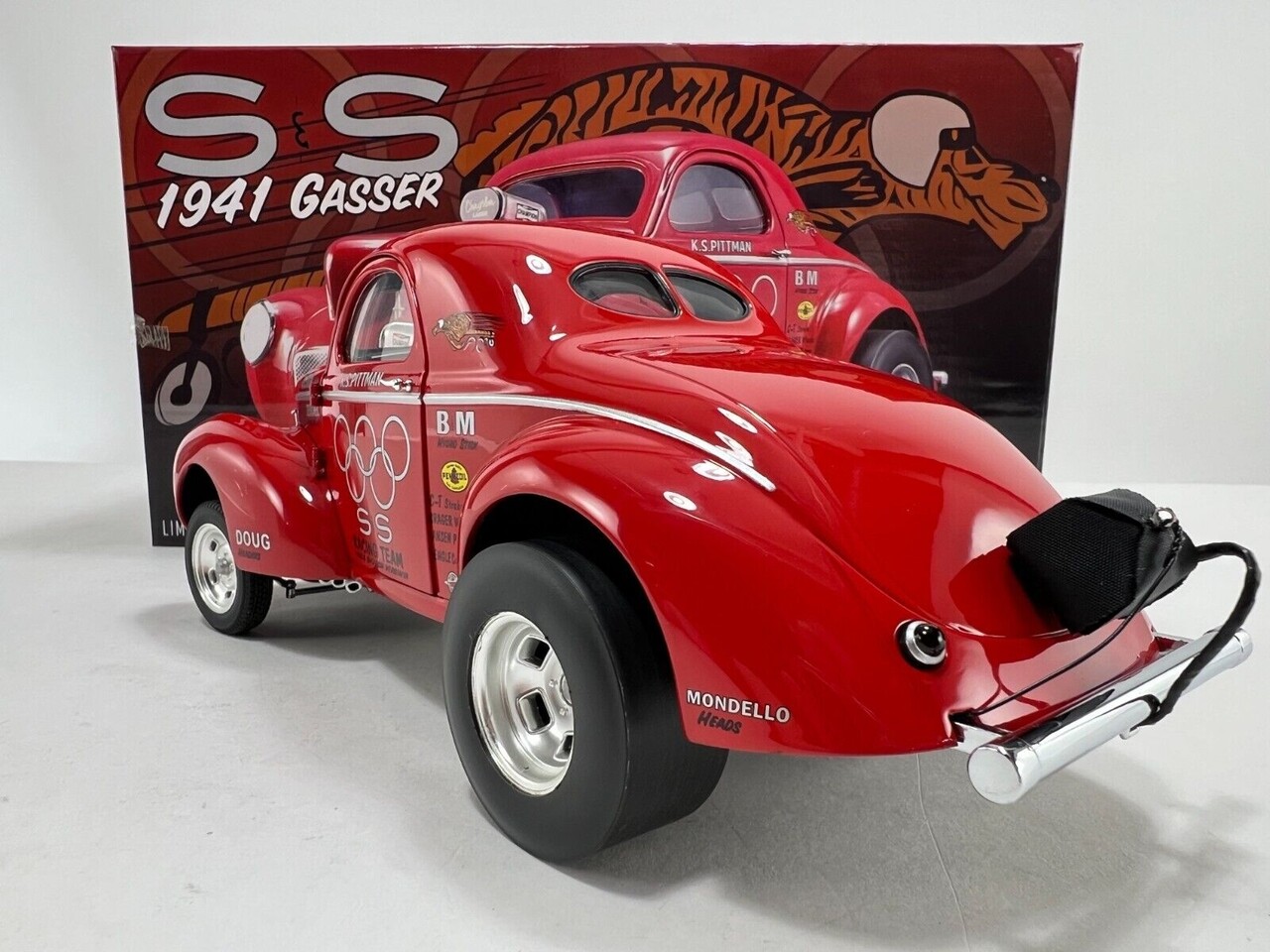 Willys Willys Gasser S&S Racing Team 1941 - 1:18 - ACME Willys Willys Gasser S&S Racing Team 1941 - 1:18 - ACME