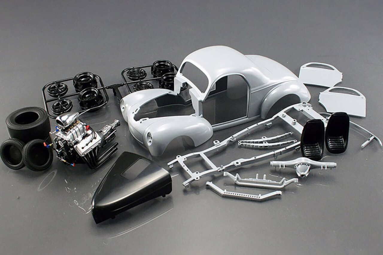 Willys Willys Gasser + Blown Engine 1940  (Metal Model Kit) - 1:18 - ACME