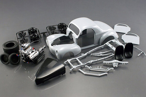 Willys Willys Gasser + Blown Engine 1940  (Metal Model Kit) - 1:18 - ACME