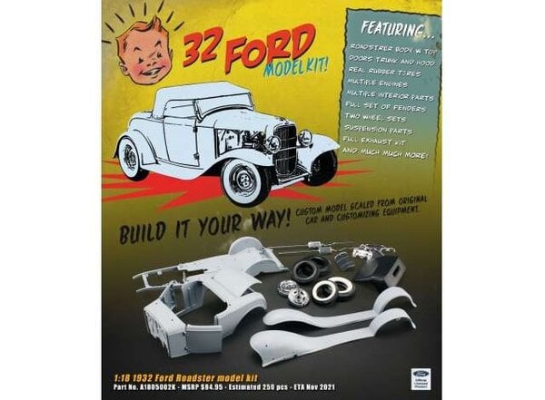 Ford Ford Roadster 1932  (Metal Model Kit) - 1:18 - ACME