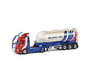 Volvo Volvo FM 4 Globetrotter 4x2 + Bulk Trailer 3 axle 'Jonker & Schut' - 1:50 - WSI Models Volvo Volvo FM 4 Globetrotter 4x2 + Bulk Trailer 3 axle 'Jonker & Schut' - 1:50 - WSI Models
