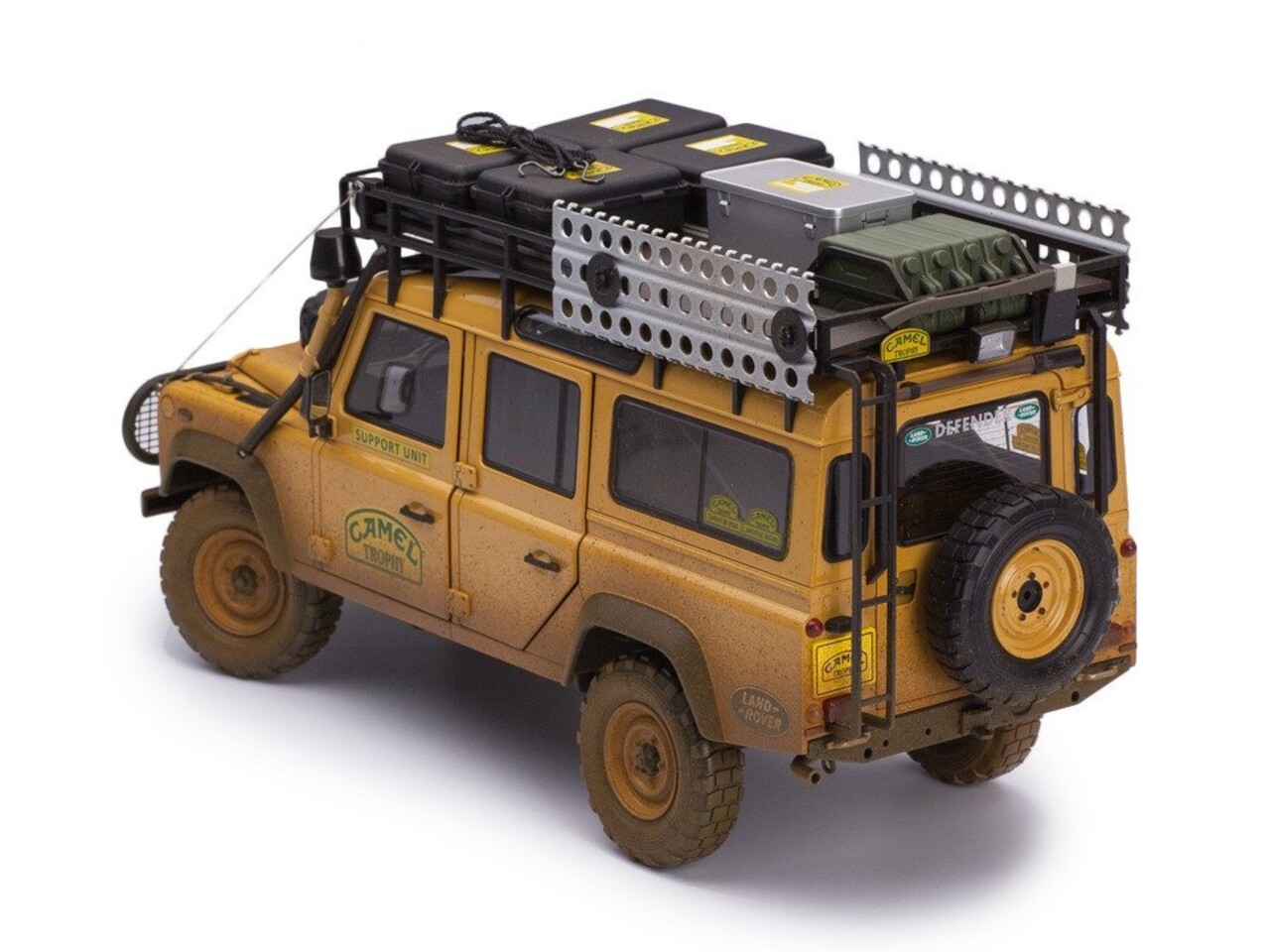 Land Rover Land Rover Defender 110 'Camel Trophy' Support Unit Sabah-Malaysia Dirty Version 1993 - 1:18 - Almost Real
