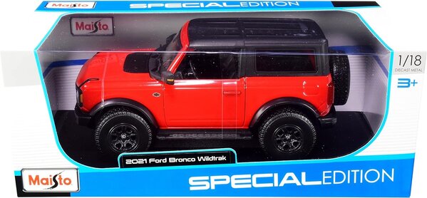Ford Ford Bronco Wildtrak 2021 - 1:18 - Maisto Ford Ford Bronco Wildtrak 2021 - 1:18 - Maisto