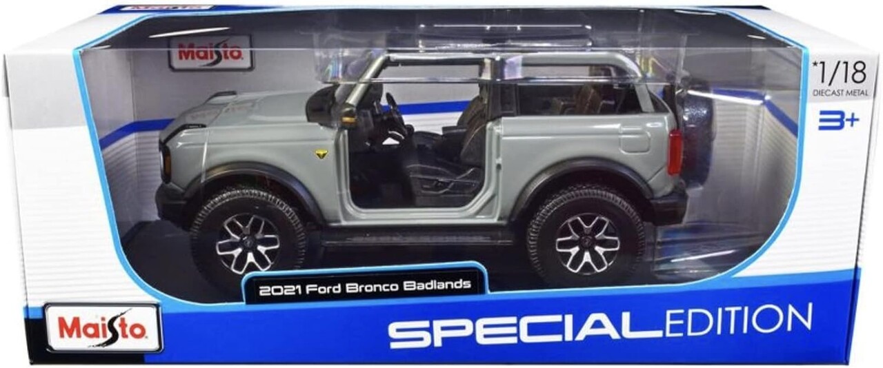 Ford Ford Bronco Badlands (No Doors) 2021 - 1:18 - Maisto