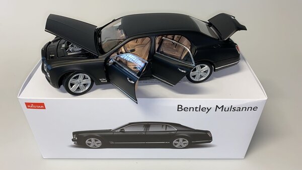 Bentley Bentley Mulsanne (Matt Black) - 1:18 - Rastar Bentley Bentley Mulsanne (Matt Black) - 1:18 - Rastar