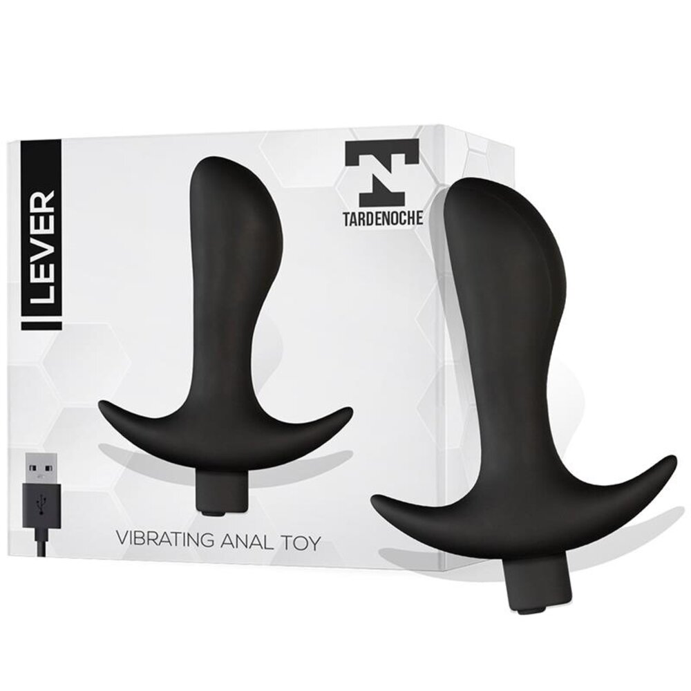 Tardenoche Tardenoche - Lever Anal Plug with Vibration (Silicone) - Rechargable USB Tardenoche Tardenoche - Lever Anal Plug with Vibration (Silicone) - Rechargable USB