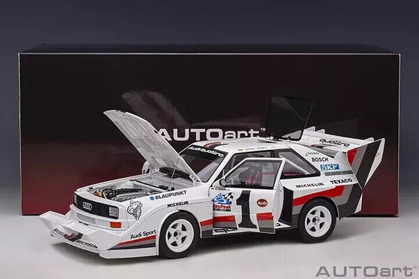 Audi Audi Quattro S1 #1 Pikes Peak Winner 1987 - 1:18 - AUTOart Audi Audi Quattro S1 #1 Pikes Peak Winner 1987 - 1:18 - AUTOart