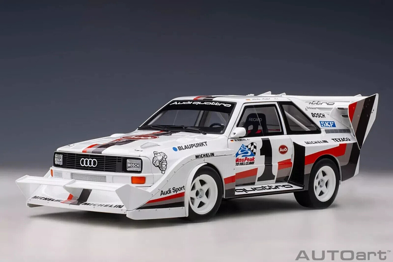 Audi Audi Quattro S1 #1 Pikes Peak Winner 1987 - 1:18 - AUTOart Audi Audi Quattro S1 #1 Pikes Peak Winner 1987 - 1:18 - AUTOart