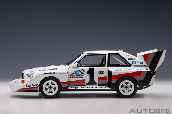 Audi Audi Quattro S1 #1 Pikes Peak Winner 1987 - 1:18 - AUTOart Audi Audi Quattro S1 #1 Pikes Peak Winner 1987 - 1:18 - AUTOart