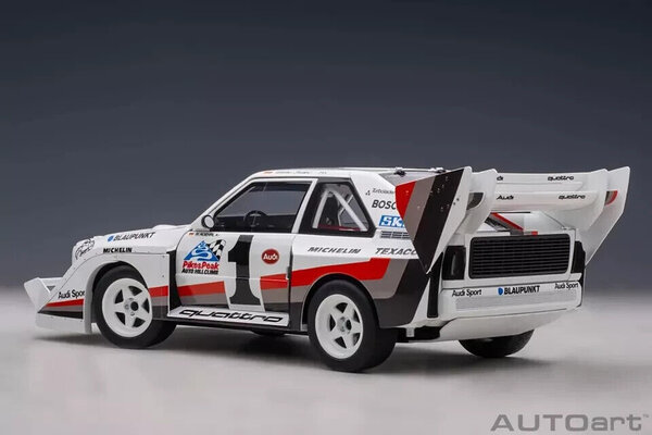 Audi Audi Quattro S1 #1 Pikes Peak Winner 1987 - 1:18 - AUTOart Audi Audi Quattro S1 #1 Pikes Peak Winner 1987 - 1:18 - AUTOart