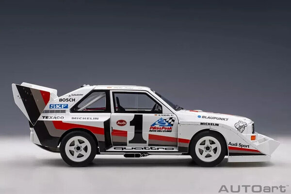 Audi Audi Quattro S1 #1 Pikes Peak Winner 1987 - 1:18 - AUTOart Audi Audi Quattro S1 #1 Pikes Peak Winner 1987 - 1:18 - AUTOart