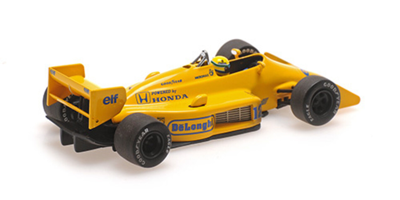Formule 1 Lotus Honda 99T, Senna, 1st Win Monaco GP 1987 Dirty Version - 1:43 - Minichamps Formule 1 Lotus Honda 99T, Senna, 1st Win Monaco GP 1987 Dirty Version - 1:43 - Minichamps