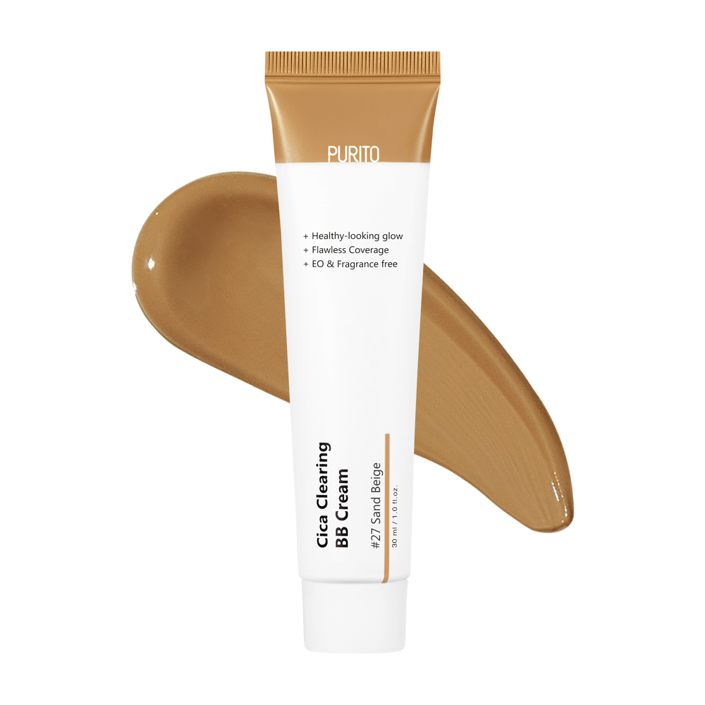 Purito Purito - Cica Clearing BB Cream (#27 Sand Beige) - 30ml Purito Purito - Cica Clearing BB Cream (#27 Sand Beige) - 30ml