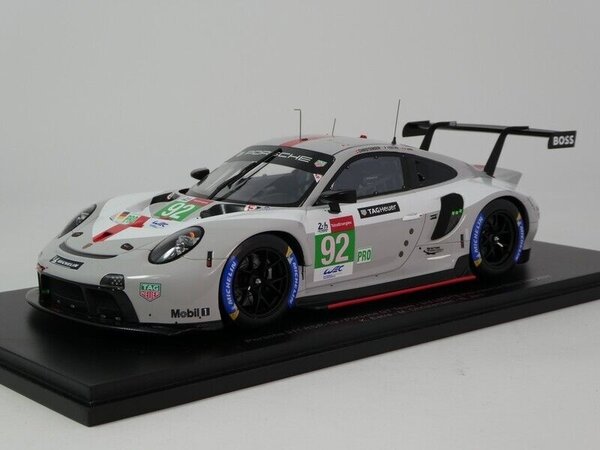 Porsche Porsche 911 RSR-19 #92 3rd LMGTE Pro 24H Le Mans 2021 - 1:18 - Spark Porsche Porsche 911 RSR-19 #92 3rd LMGTE Pro 24H Le Mans 2021 - 1:18 - Spark
