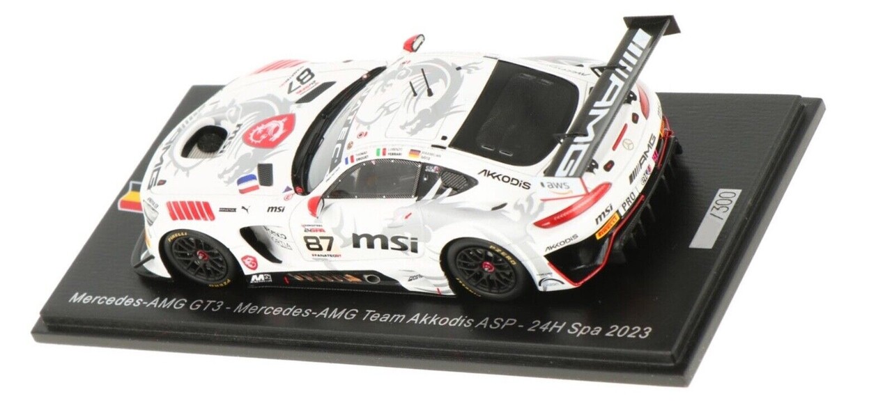 Mercedes-Benz Mercedes-AMG GT3 Team Akkodis ASP #87 24H Spa 2023 - 1:43 - Spark