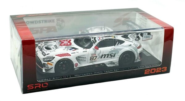 Mercedes-Benz Mercedes-AMG GT3 Team Akkodis ASP #87 24H Spa 2023 - 1:43 - Spark Mercedes-Benz Mercedes-AMG GT3 Team Akkodis ASP #87 24H Spa 2023 - 1:43 - Spark