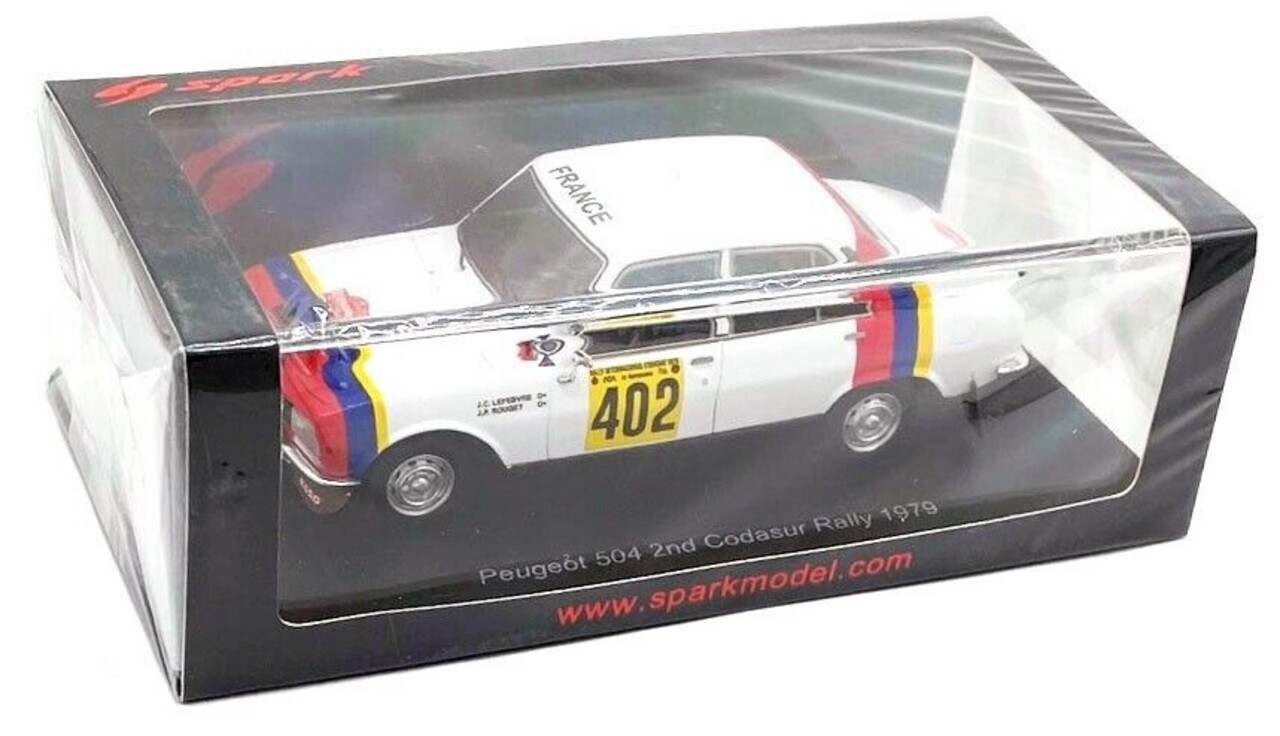 Peugeot Peugeot 504 #402 2nd Rally Côte d'Azur 1979 - 1:43 - Spark Peugeot Peugeot 504 #402 2nd Rally Côte d'Azur 1979 - 1:43 - Spark