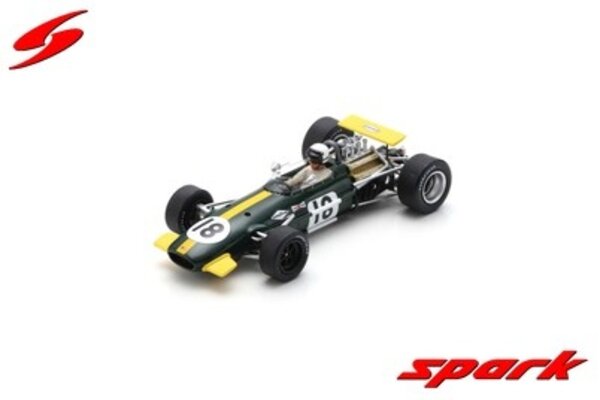 Formule 1 Brabham BT26 #18 GP Belgium 1968 - 1:43 - Spark Formule 1 Brabham BT26 #18 GP Belgium 1968 - 1:43 - Spark