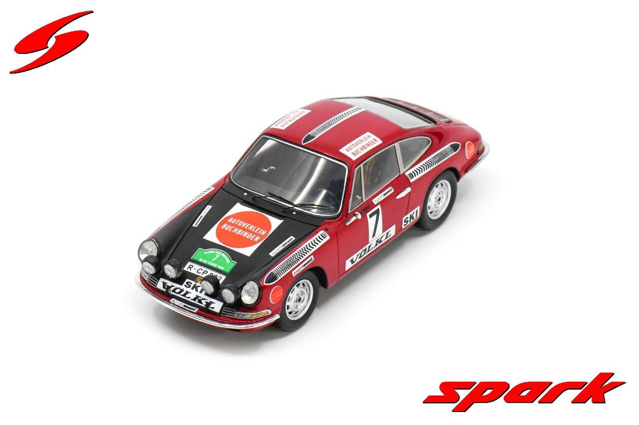 Porsche Porsche 911 #7 Bavaria Rally 1970 - 1:43  - Spark Porsche Porsche 911 #7 Bavaria Rally 1970 - 1:43  - Spark