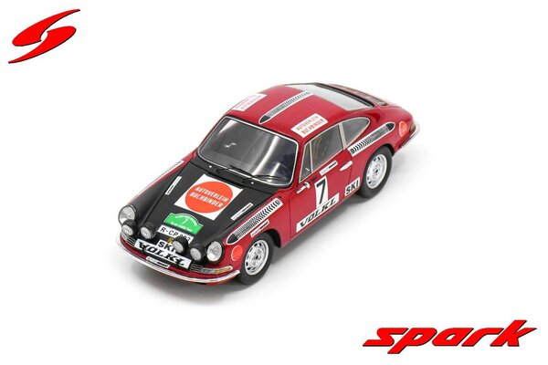 Porsche Porsche 911 #7 Bavaria Rally 1970 - 1:43  - Spark Porsche Porsche 911 #7 Bavaria Rally 1970 - 1:43  - Spark