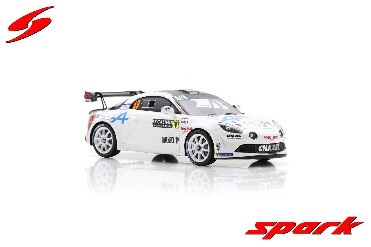 Alpine Alpine A110 Rally RGT #63 Chazel Technologie Course Rally Monte Carlo 2023 - 1:43 - Spark