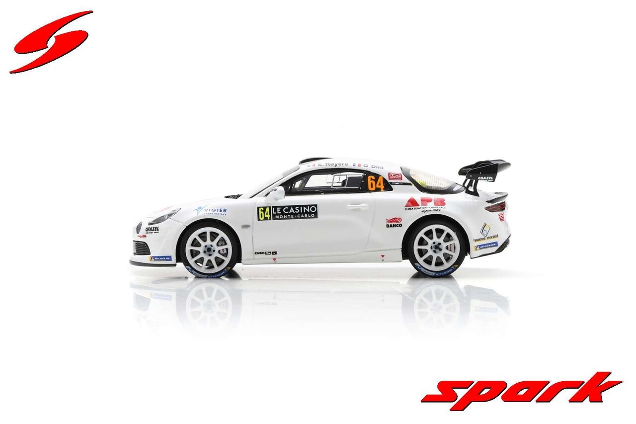Alpine Alpine A110 Rally RGT #64 Chazel Technologie Course  Rally Monte Carlo 2023 - 1:43 - Spark