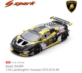 Lamborghini Lamborghini Huracán GT3 EVO #4 Team Phantom Pro Racing 4th GT Cup Macau 2022  - 1:43 - Spark Lamborghini Lamborghini Huracán GT3 EVO #4 Team Phantom Pro Racing 4th GT Cup Macau 2022  - 1:43 - Spark