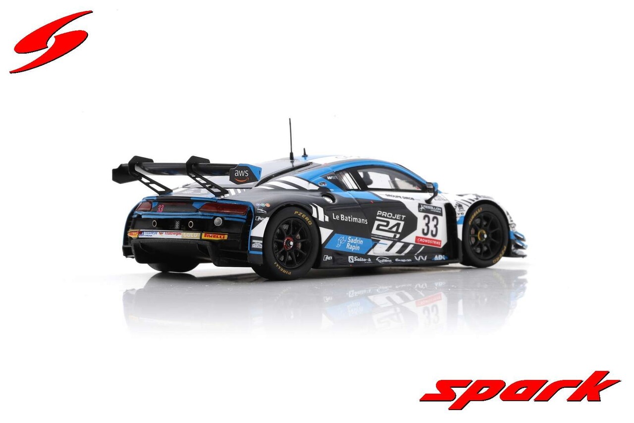 Audi Audi R8 LMS GT3 #33 Team WRT 2nd Gold Cup Class 24H Spa 2022 - 1:43 - Spark Audi Audi R8 LMS GT3 #33 Team WRT 2nd Gold Cup Class 24H Spa 2022 - 1:43 - Spark