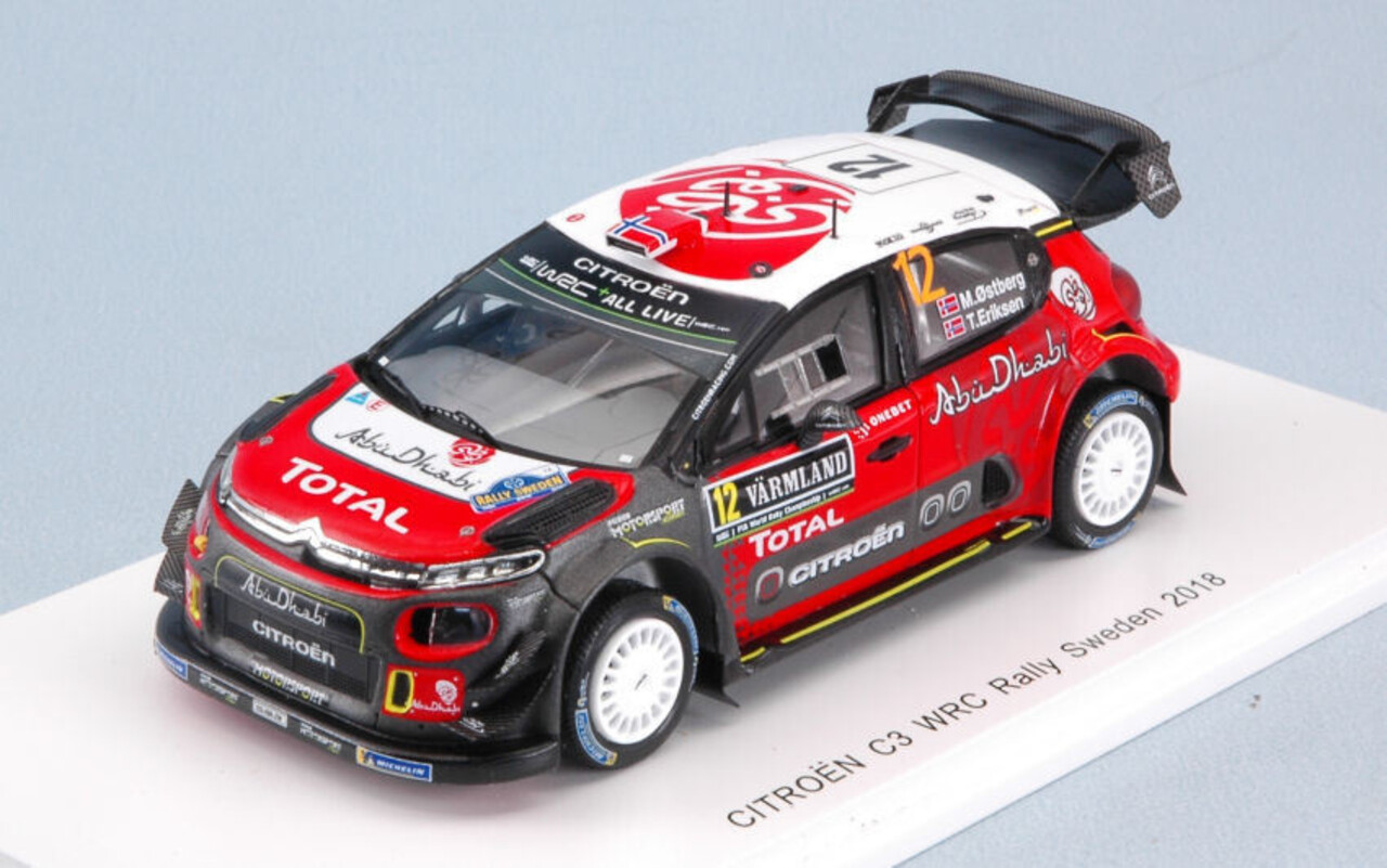 Citroen Citroën C3 WRC Citroën Total Abu Dhabi WRT #12 Rally Sweden 2018 - 1:43 - Spark