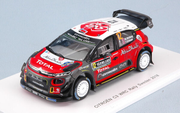 Citroen Citroën C3 WRC Citroën Total Abu Dhabi WRT #12 Rally Sweden 2018 - 1:43 - Spark