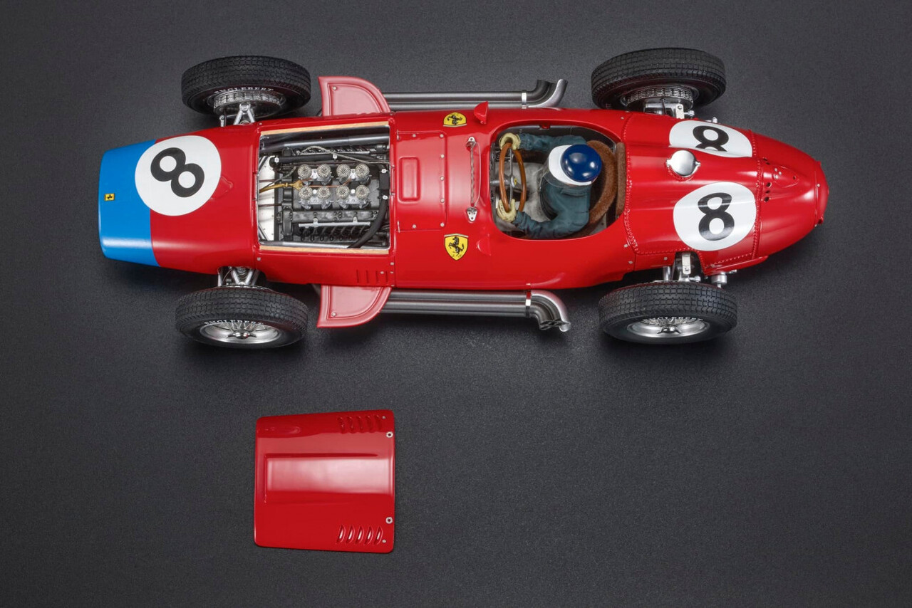 Formule 1 Ferrari 801 #8 2nd GP Germany Nürburgring 1957 + Pilot Figure - 1:18 - GP Replicas Formule 1 Ferrari 801 #8 2nd GP Germany Nürburgring 1957 + Pilot Figure - 1:18 - GP Replicas