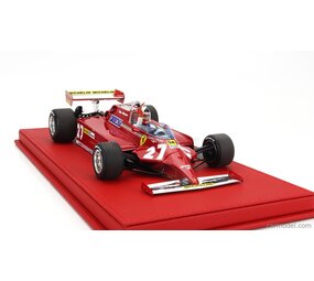 Formule 1 Ferrari 126CK #27 Winner GP Monaco 1981 + Pilot Figure - 1:18 - GP Replicas Formule 1 Ferrari 126CK #27 Winner GP Monaco 1981 + Pilot Figure - 1:18 - GP Replicas