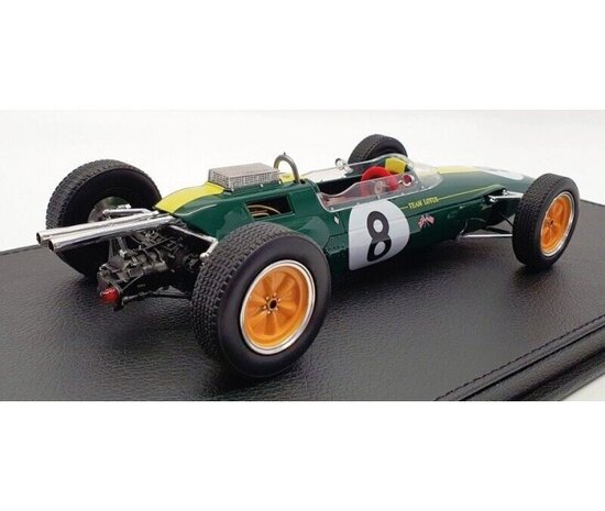 Formule 1 Lotus Climax 25 #8 Winner GP Italy World Champion 1963 Jim Clark - 1:18 - GP Replicas Formule 1 Lotus Climax 25 #8 Winner GP Italy World Champion 1963 Jim Clark - 1:18 - GP Replicas