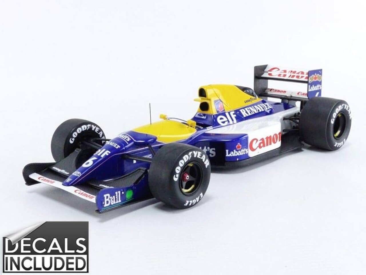 Formule 1 Williams FW14B #6 Season 1992 Riccardo Patrese - 1:18 - GP Replicas Formule 1 Williams FW14B #6 Season 1992 Riccardo Patrese - 1:18 - GP Replicas