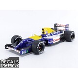 Formule 1 Williams FW14B #6 Season 1992 Riccardo Patrese - 1:18 - GP Replicas