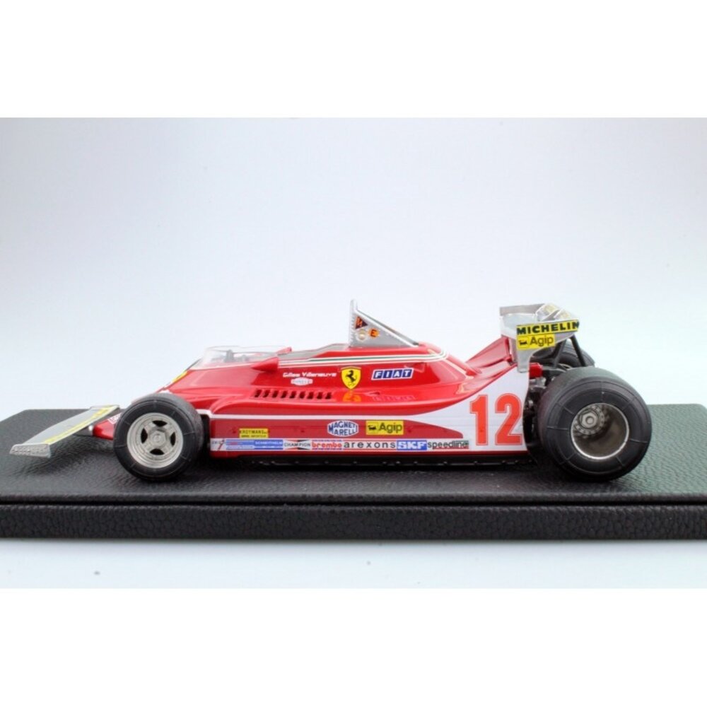 Formule 1 Ferrari 312T4 #12 GP Monte Carlo 1979 Gilles Villeneuve - 1:18 - GP Replicas Formule 1 Ferrari 312T4 #12 GP Monte Carlo 1979 Gilles Villeneuve - 1:18 - GP Replicas