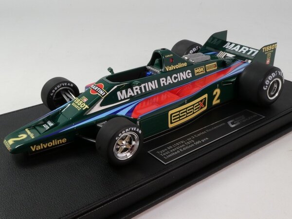 Formule 1 Lotus Type 80 #2 Martini Racing  (Without Front Wings) Test 1979  Carlos Reutemann - 1:18 - GP Replicas Formule 1 Lotus Type 80 #2 Martini Racing  (Without Front Wings) Test 1979  Carlos Reutemann - 1:18 - GP Replicas