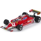 Formule 1 Ferrari 126 CK Scuderia Ferrari #27 Winner GP Monaco 1981 G.Villeneuve (+ Pilot Figure) - 1:18 - GP Replicas Formule 1 Ferrari 126 CK Scuderia Ferrari #27 Winner GP Monaco 1981 G.Villeneuve (+ Pilot Figure) - 1:18 - GP Replicas