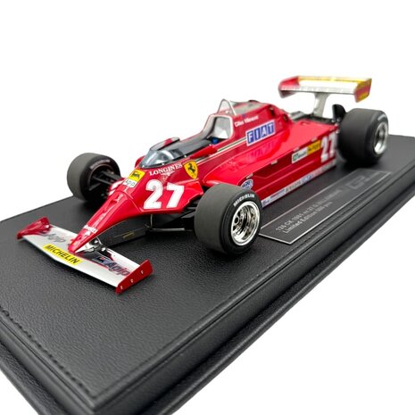Formule 1 Ferrari 126CK #27 Season 1981 Giles Villeneuve - 1:18 - GP Replicas Formule 1 Ferrari 126CK #27 Season 1981 Giles Villeneuve - 1:18 - GP Replicas