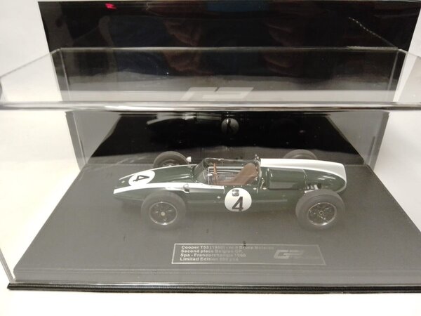 Formule 1 Cooper T53 #4 2nd GP Belgium Spa 1960 B. McLaren - 1:18 - GP Replicas Formule 1 Cooper T53 #4 2nd GP Belgium Spa 1960 B. McLaren - 1:18 - GP Replicas