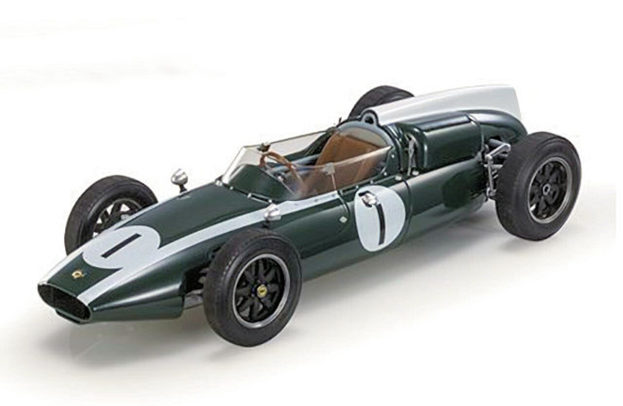 Formule 1 Cooper T53 #1 Pole Position Winner GP Great Britain 1960 J. Brabham - 1:18 - GP Replicas Formule 1 Cooper T53 #1 Pole Position Winner GP Great Britain 1960 J. Brabham - 1:18 - GP Replicas
