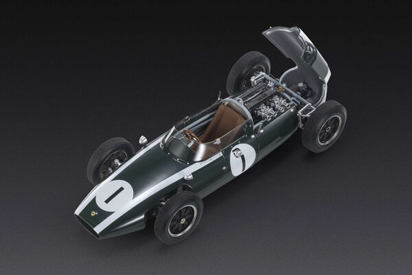 Formule 1 Cooper T53 #1 Pole Position Winner GP Great Britain 1960 J. Brabham - 1:18 - GP Replicas Formule 1 Cooper T53 #1 Pole Position Winner GP Great Britain 1960 J. Brabham - 1:18 - GP Replicas