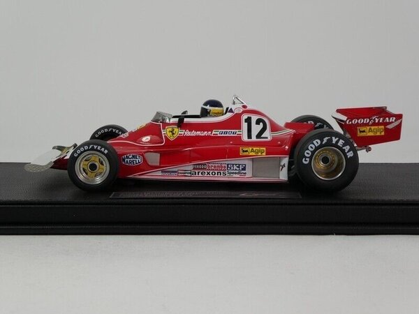 Formule 1 Ferrari 312 T3 #12 Winner GP Canada 1978 + Pilot Figure G. Villeneuve  - 1:18 - GP Replicas Formule 1 Ferrari 312 T3 #12 Winner GP Canada 1978 + Pilot Figure G. Villeneuve  - 1:18 - GP Replicas