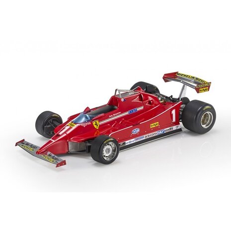 Formule 1 Ferrari 126CK Turbo #28 Season 1981 D. Pironi - 1:43 - GP Replicas Formule 1 Ferrari 126CK Turbo #28 Season 1981 D. Pironi - 1:43 - GP Replicas