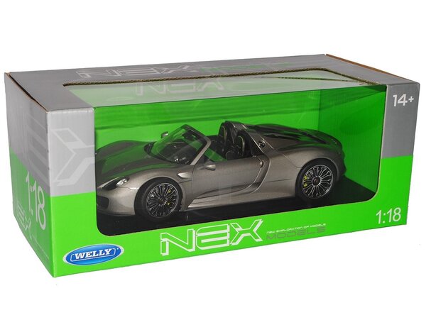 Porsche Porsche 918 Spyder (Open Top) - 1:18 - Welly Porsche Porsche 918 Spyder (Open Top) - 1:18 - Welly