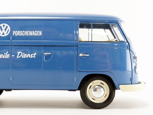 Volkswagen Volkswagen T1 Bus 'Volkswagen Porschewagen Ersatzteile - Dienst' 1963 - 1:18 - Welly Volkswagen Volkswagen T1 Bus 'Volkswagen Porschewagen Ersatzteile - Dienst' 1963 - 1:18 - Welly