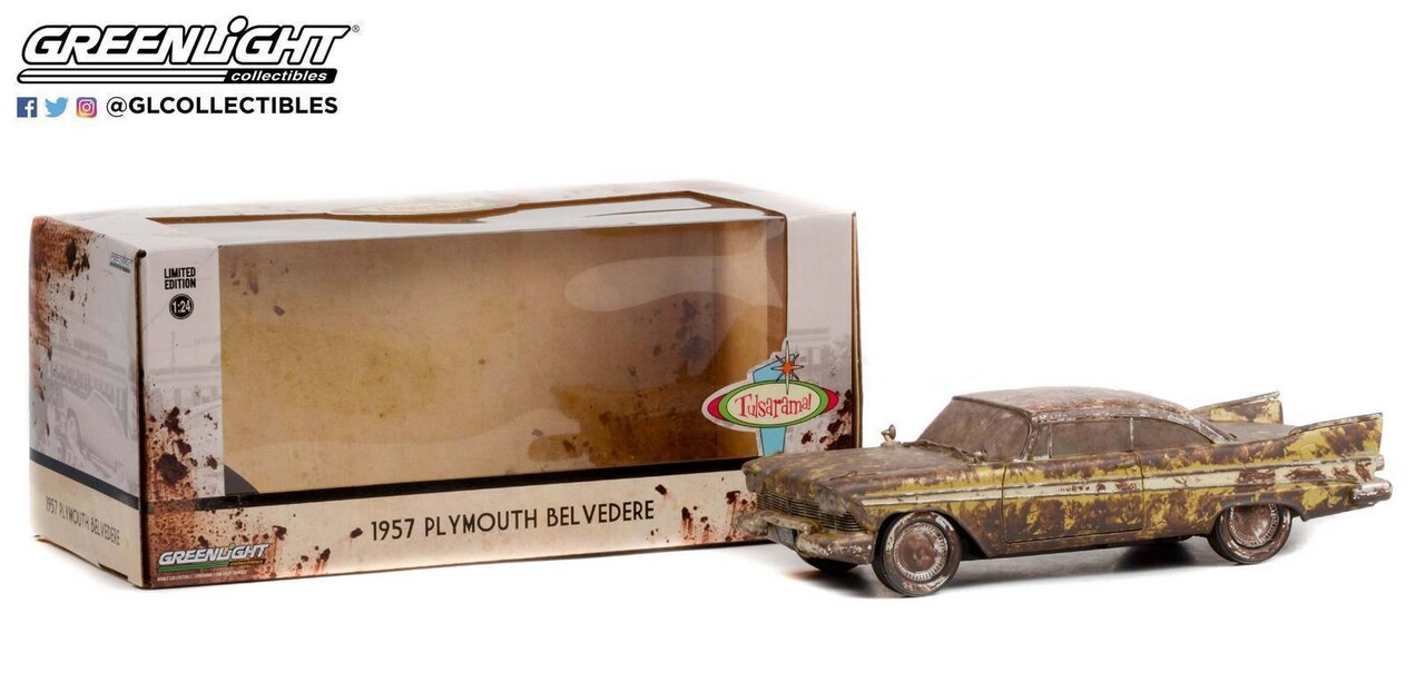 Plymouth Plymouth Belvedere 'Tulsarama' 1957 - 1:24 - Greenlight Plymouth Plymouth Belvedere 'Tulsarama' 1957 - 1:24 - Greenlight