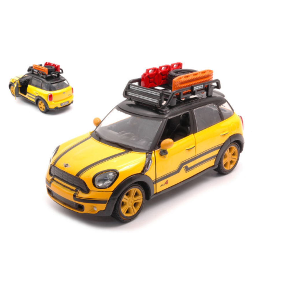 Mini Mini Cooper S Countryman + Roof Rack + Assessories - 1:24 - Motor Max