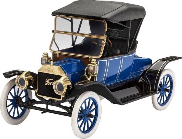 Revell Ford Model T Roadster (Level 5) + Aqua Color - 1:24 - Revell Revell Ford Model T Roadster (Level 5) + Aqua Color - 1:24 - Revell
