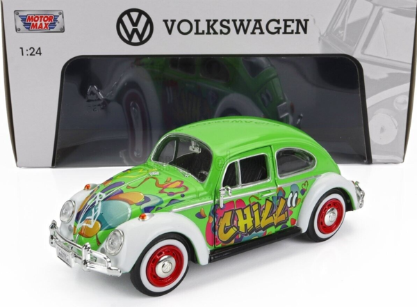 Volkswagen Volkswagen Beetle Maggiolino 'Graffiti' 1966 - 1:24 - Motor Max